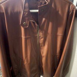 Men's Brown Leather Jacket